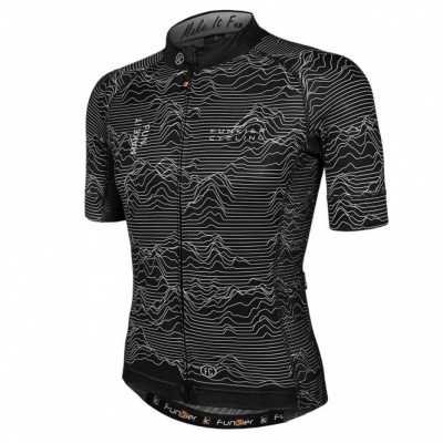 Funkier Funkier Mirano Gents Pro Short Sleeve Jersey in Black