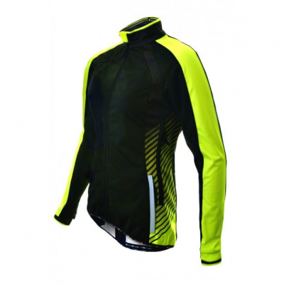 Funkier Tacona WJ-1324 Womens Softshel Windstopper Jacket in Black/Yel