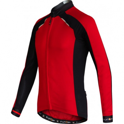 Funkier Talana Gents Active Long Sleeve Jersey in Red/Black