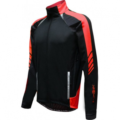 Funkier Tornado TPU Thermal Jacket in Black/Red