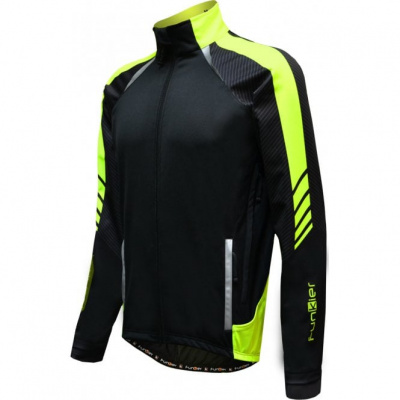 Funkier Tornado TPU Thermal Jacket in Black/Yellow