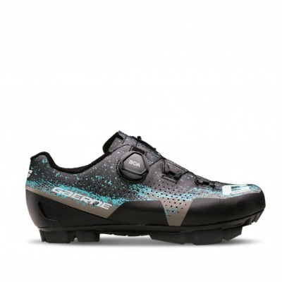 Gaerne Lampo Ladies MTB Shoes Matt Black Grey Azure