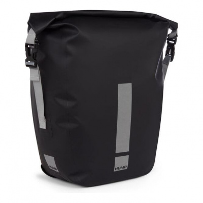 HUMP Reflective Waterproof 30L Single Pannier - Black