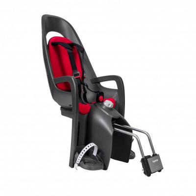 Hamax Caress With Lockable Bracket - Grey/Red