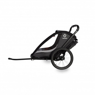Hamax Cocoon Child Bike Trailer - Grey/Black