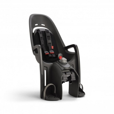 Hamax Zenith Relax Child Bike Seat Pannier Rack Version - Grey/Black