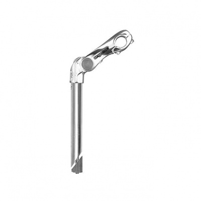 Humpert Ergotec Kobra Vario Adjustable Quill Stem in Silver - 25.4mm