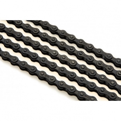 IZUMI 410 Mash SF Track Chain - Jet Black Links and Black rollers