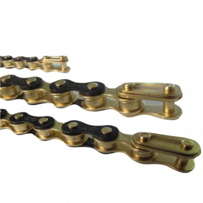 IZUMI Standard Chain 1/2 x 1/8 Gold/Black
