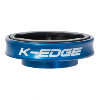 K-Edge Garmin Gravity Headtube Cap Mount - Blue