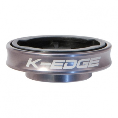K-Edge Garmin Gravity Headtube Cap Mount - Gun Metal