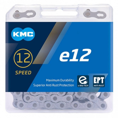 KMC E12 EPT Anti-Rust 12-Speed E-Bike Chain 130 Links