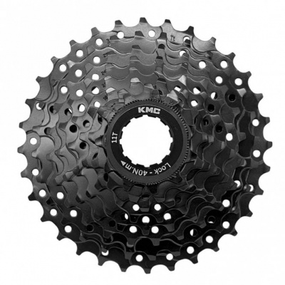 KMC REACT x8 HG Cassette 8 speed - 11/32 - Pack of 4 - Black