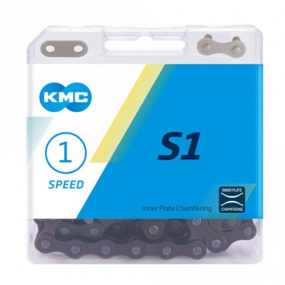 KMC S1 Wide 1/8 Chain - Single Speed - Brown