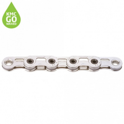 KMC X Flat SL SRAM 12/13X Pre-Waxed Chain Silver 126L