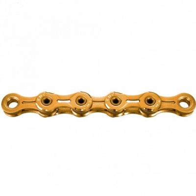 KMC X11SL Ti-N Gold Waxed Chain - 11 Speed - 118L