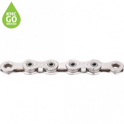 KMC X12L Pre-Waxed Lightweight 12-Speed Chain 126 Links - Silver