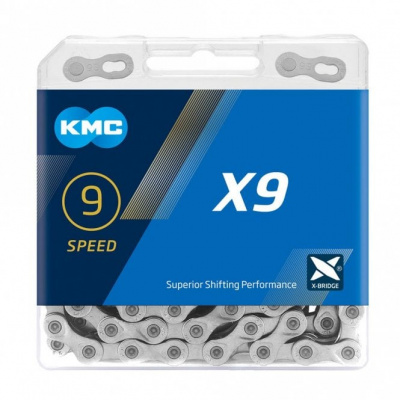 KMC X9 Chain - 9 Speed - Silver