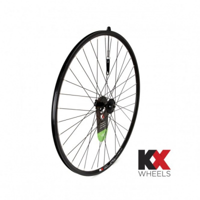 KX Wheels KX Road 700C Doublewall Q/R Front Wheel - Disc Brake - Black