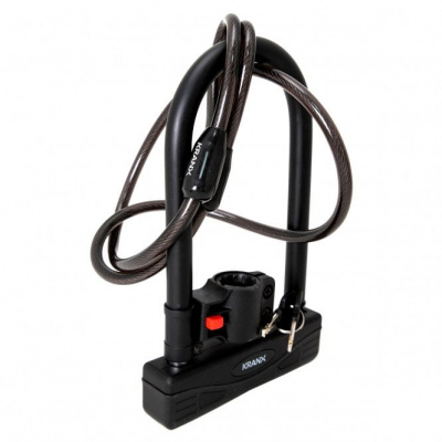Kranx Citadel Plus 16mm 270mm U-Lock + Security Cable - GOLD Sold Secure