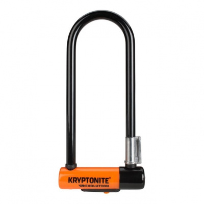 Kryptonite Evolution Mini-9 U-lock With Flexframe Bracket Sold Secure Gold