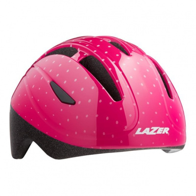 Lazer Bob+ Helmet - Pink Dots - Kids