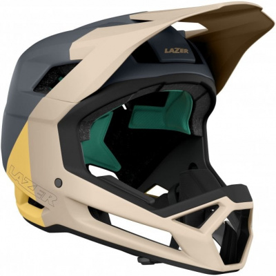 Lazer Cage KinetiCore Full Face MTB Helmet - Matt Sand
