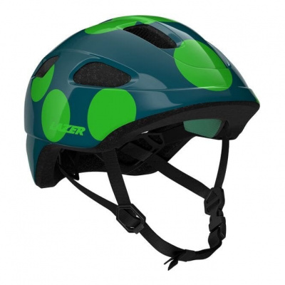 Lazer NutZ KinetiCore Helmet 2.0 - Green Dots - Youth - 50-56cm