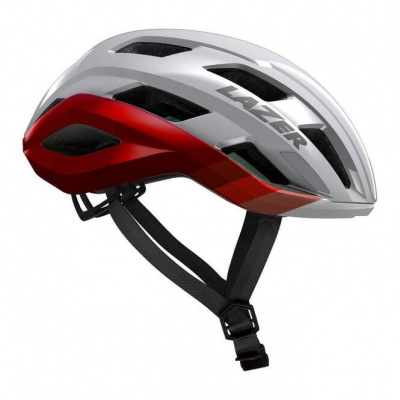 Lazer Strada KinetiCore Helmet - Silver Red