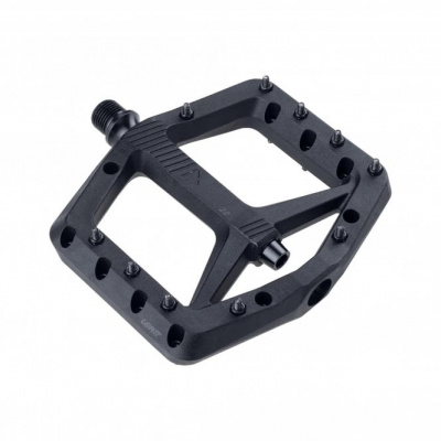 Leatt 2.0 AllMtn Composite Wide Flat Pedals - Black MTB Platform