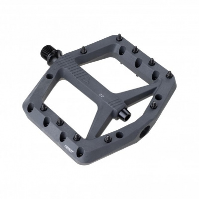 Leatt 2.0 AllMtn Composite Wide Flat Pedals - Granite MTB Platform