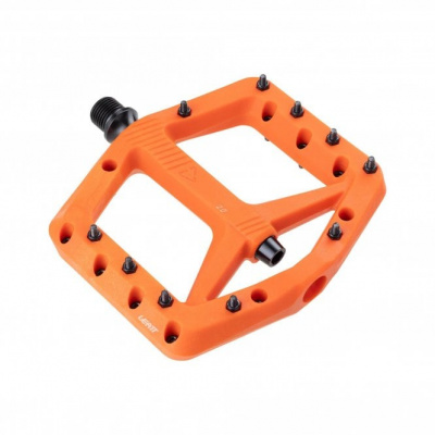 Leatt 2.0 AllMtn Composite Wide Flat Pedals - Orange MTB Platform