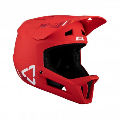 Leatt Gravity 1.0 Full Face MTB Junior Helmet - Fire