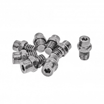 Leatt Pedal Pin Kit Clip-in 4mm - Silver Replacement Pins - Silver