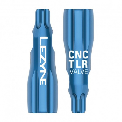 Lezyne CNC TLR Valve Caps Only - Pair - Blue