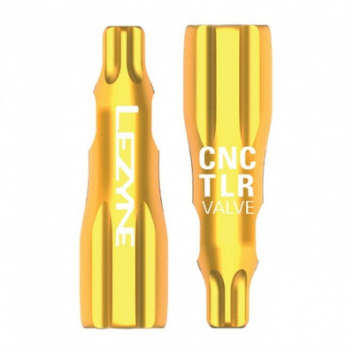Lezyne CNC TLR Valve Caps Only - Pair - Gold