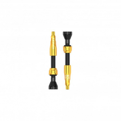 Lezyne CNC TLR Valves Pair - 44 mm - Gold