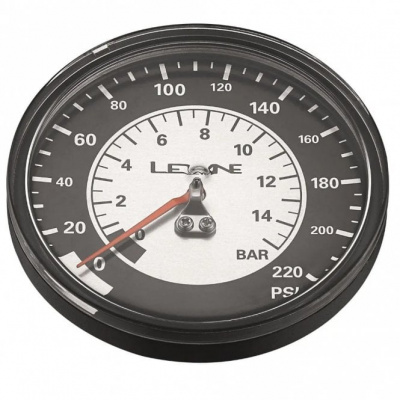 Lezyne Replacement Floor Pump Gauge 220 PSI - 3.5 Inch