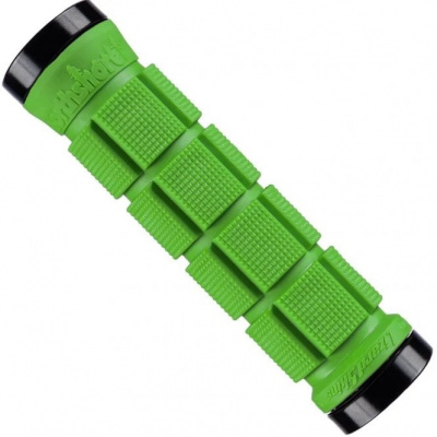 Lizard Skins Dual-Clamp Lock-On Northshore Grips - Lime Green
