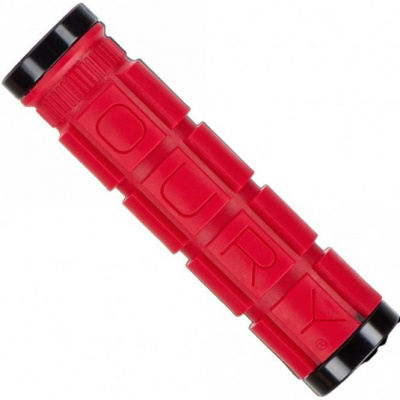 Lizard Skins Dual-Clamp Lock-On Oury Grips - Red