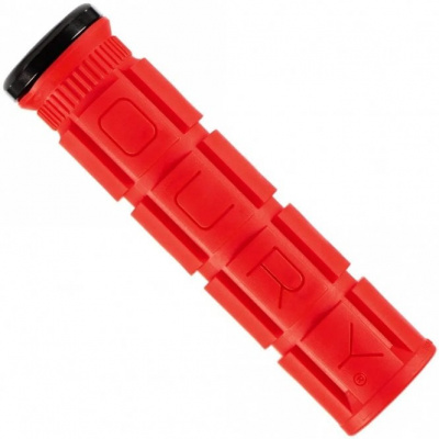 Lizard Skins Single-Clamp Lock-On Oury V2 Grips - Candy Red