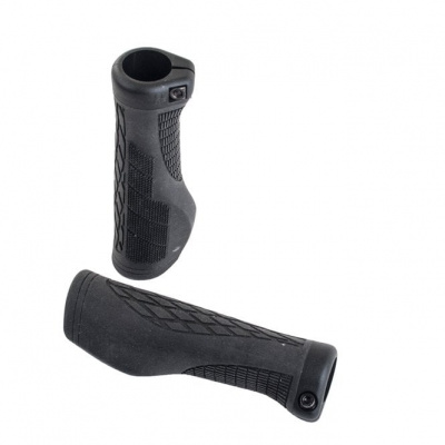 M Part Ecovice Handlebar Grips - Ergo Microtech - Black - 130 mm