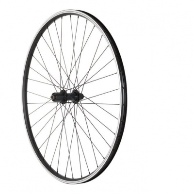M Part Hybrid Rim Brake Quick Release 8/9/10 Speed Rear Wheel -700 C - Black