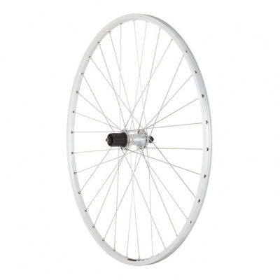 M Part Road Rear Wheel Shimano RS400 Hub Mavic Open Elite Rim - 700 C - Silver