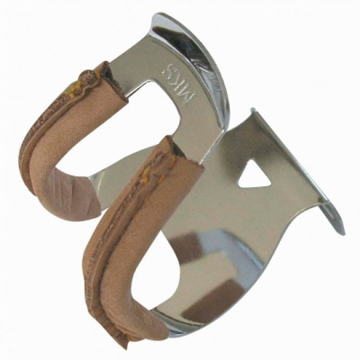 MKS Half Clip Steel Toe Clips Deep With Leather