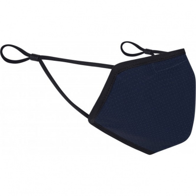 Madison Element Reusable Face Mask - Printed Cross Repeat Ink Navy