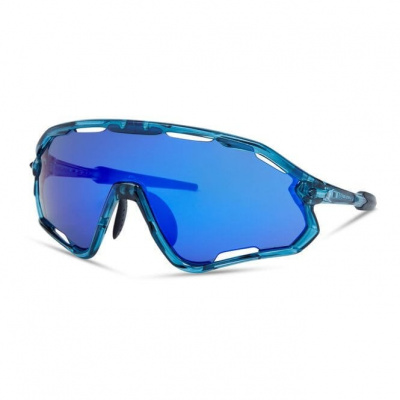 Madison Eyewear Code Breaker II Sunglasses Crystal Gloss Blue - 3 Lens Pack