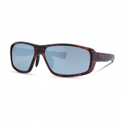 Madison Eyewear Target Sunglasses Brown Tortoiseshell - Silver Mirror Lens
