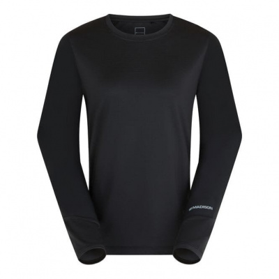 Madison Flux Women's Long Sleeve Trail Jersey - Black