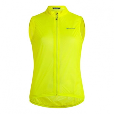 Madison Flux Women's Ultra Packable Waterproof Gilet - Yellow